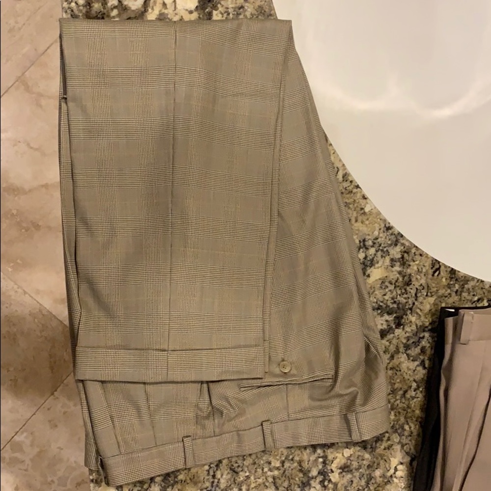 Men’s dress pants, hounds tooth, perfect, 38 x 32
